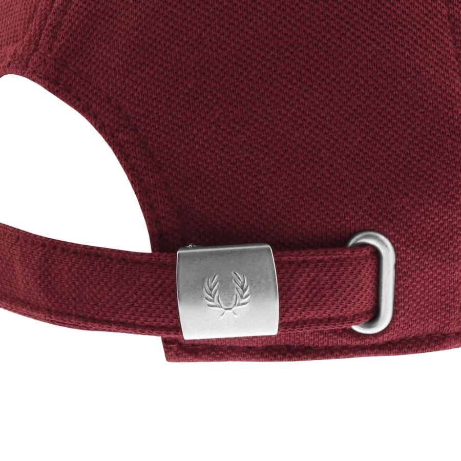 Alternative Image for ProductFred Perry Pique Classic Cap Burgundy3